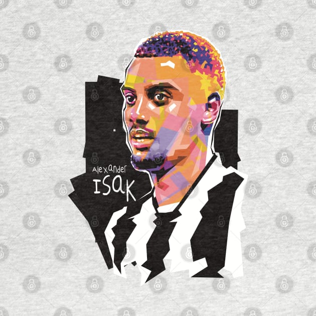 Alexander Isak Popart by BAJAJU